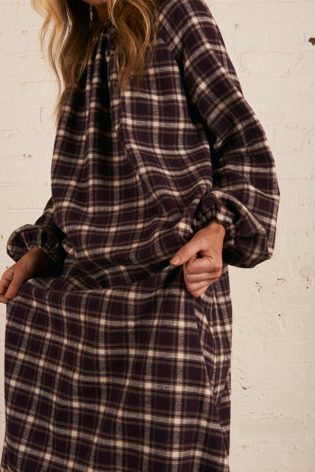 Lois Hazel Field Dress - Plaid - Image 2 of 6