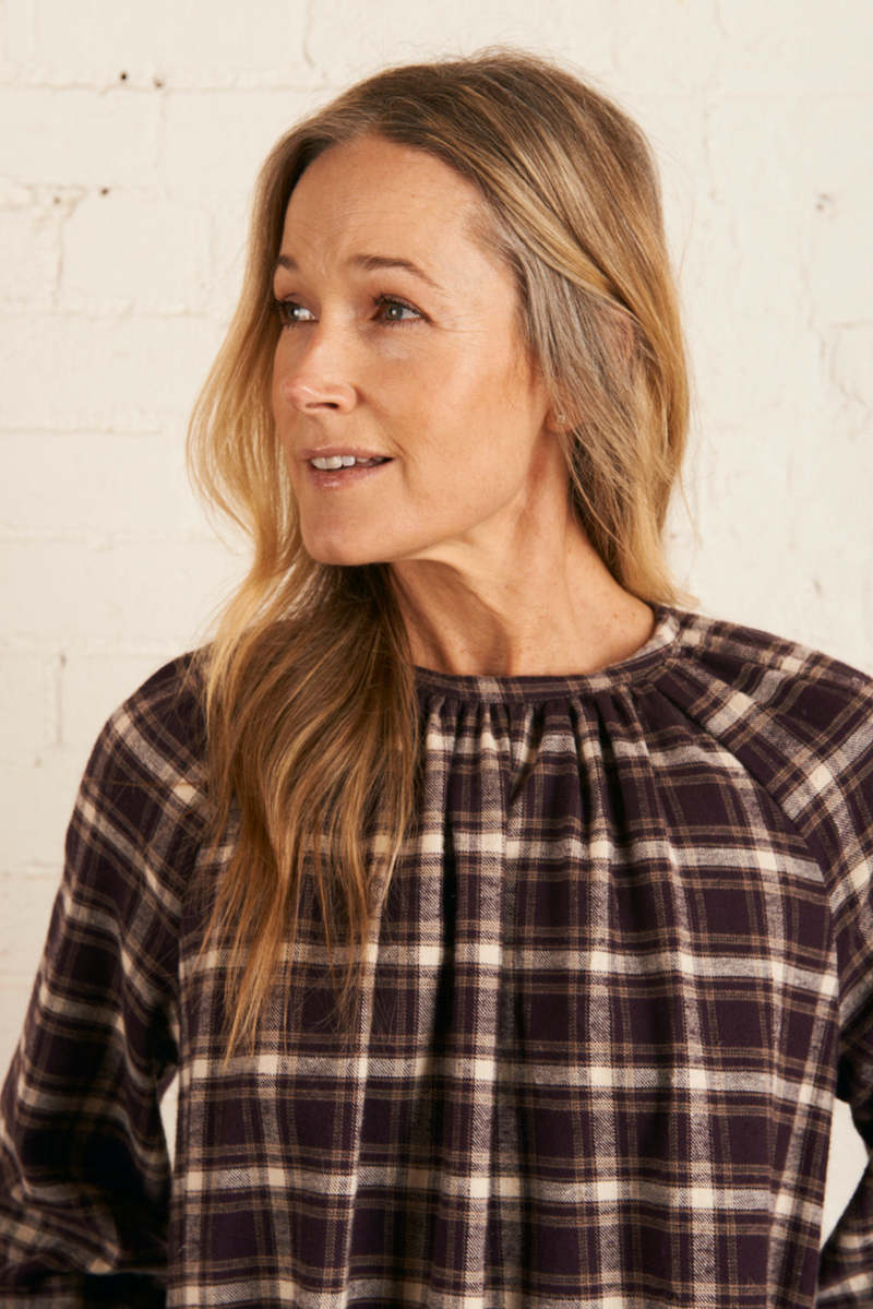 Lois Hazel Field Dress - Plaid