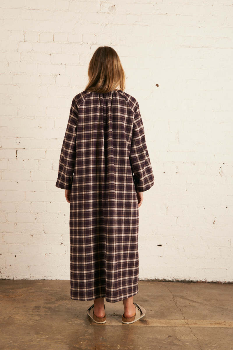 Lois Hazel Field Dress - Plaid