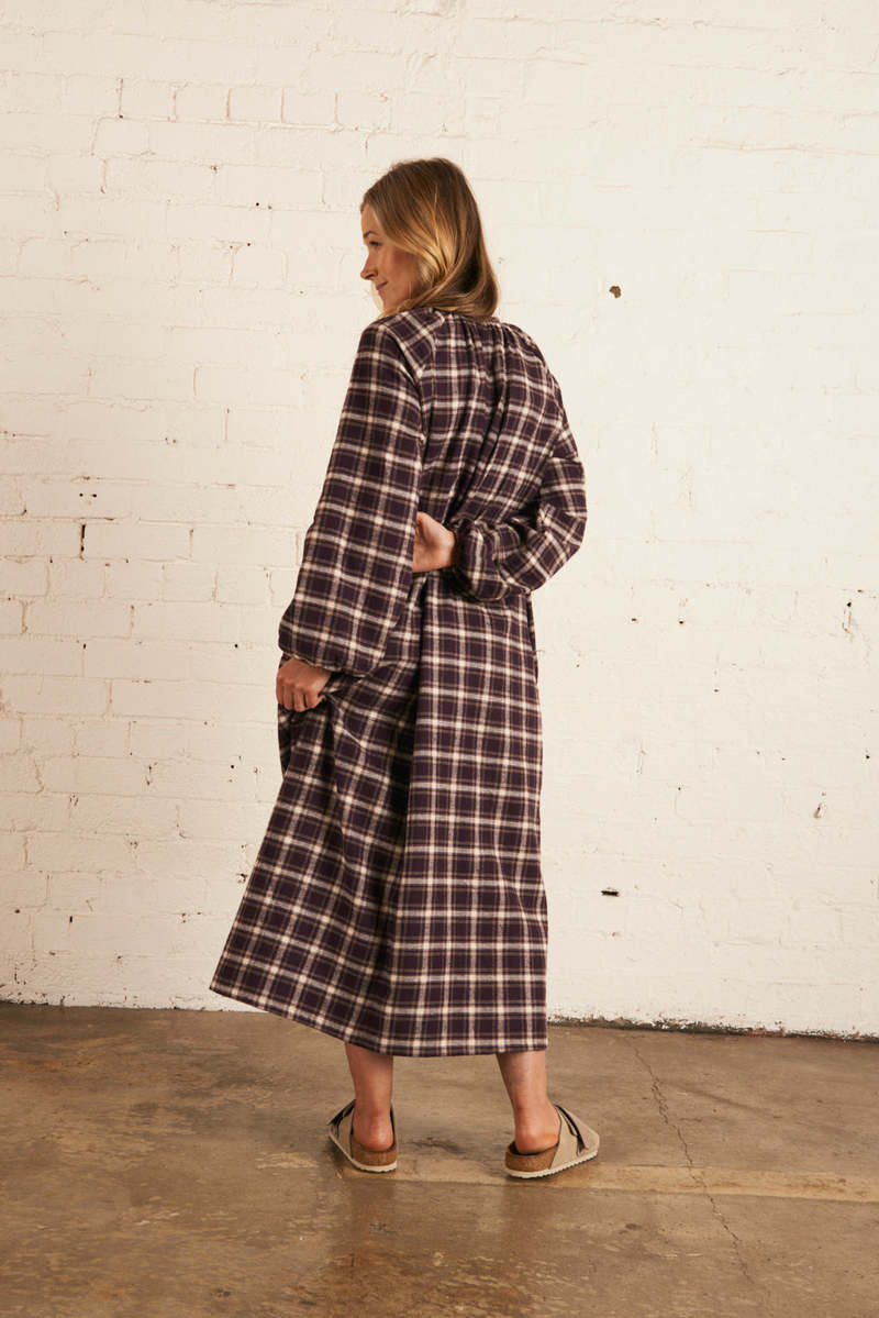 Lois Hazel Field Dress - Plaid