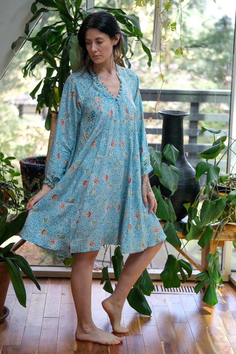 martin mini dress Martina Mini Dress in Fiori Stripe Palazzo