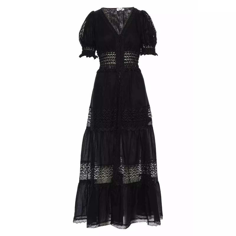 charo ruiz ibiza Clemence Long Dress - Black | Garmentory