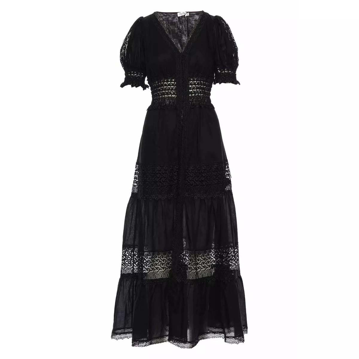 charo ruiz ibiza Clemence Long Dress - Black | Garmentory