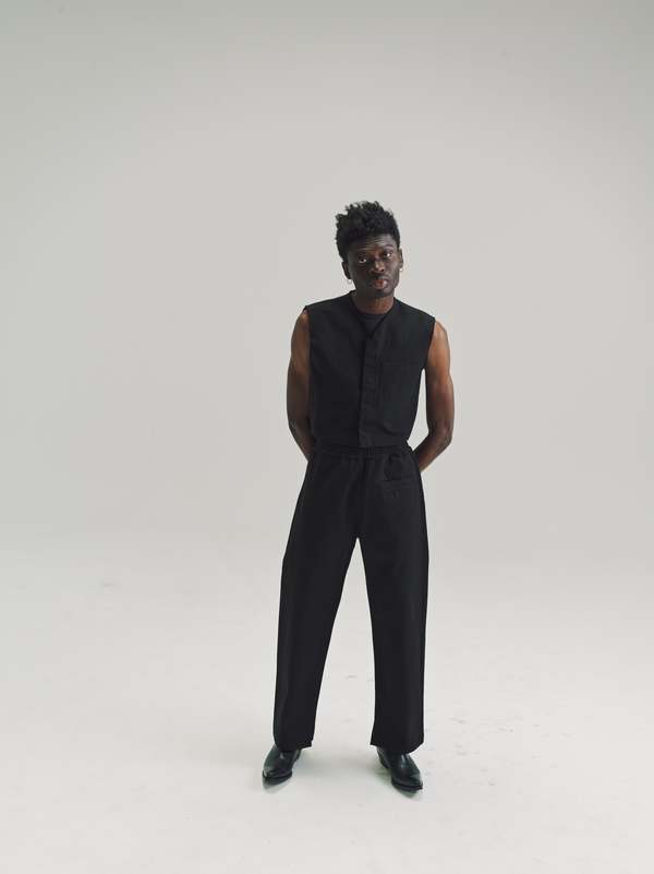Gabriela Coll Garments Cotton Canvas No.136 Gathered Trousers