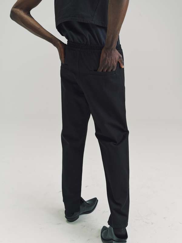 Gabriela Coll Garments Cotton Canvas No.136 Gathered Trousers Gabriela Coll Garments Cotton Canvas No.136 Gathered Trousers