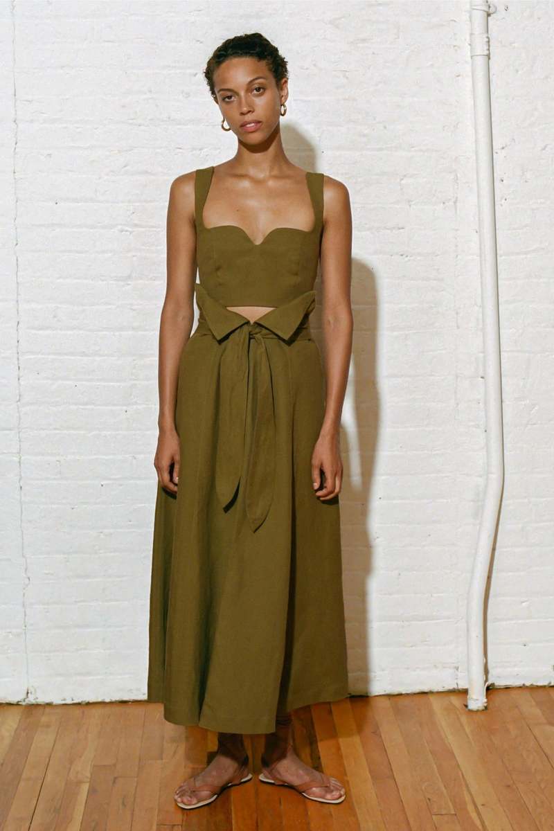 Mara Hoffman Jini Top - Olive | Garmentory