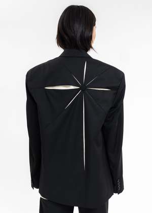 KUSIKOHC Origami Blazer - Black | Garmentory