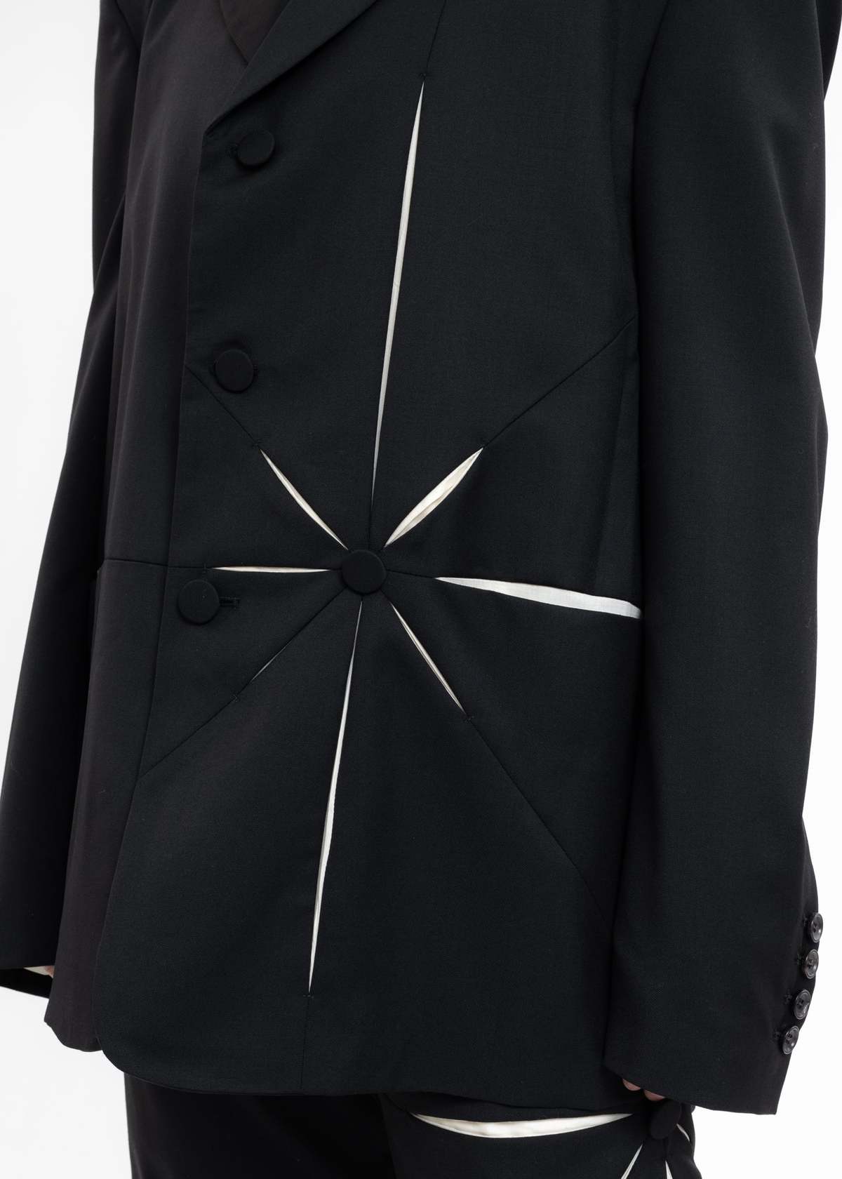 KUSIKOHC Origami Blazer - Black | Garmentory