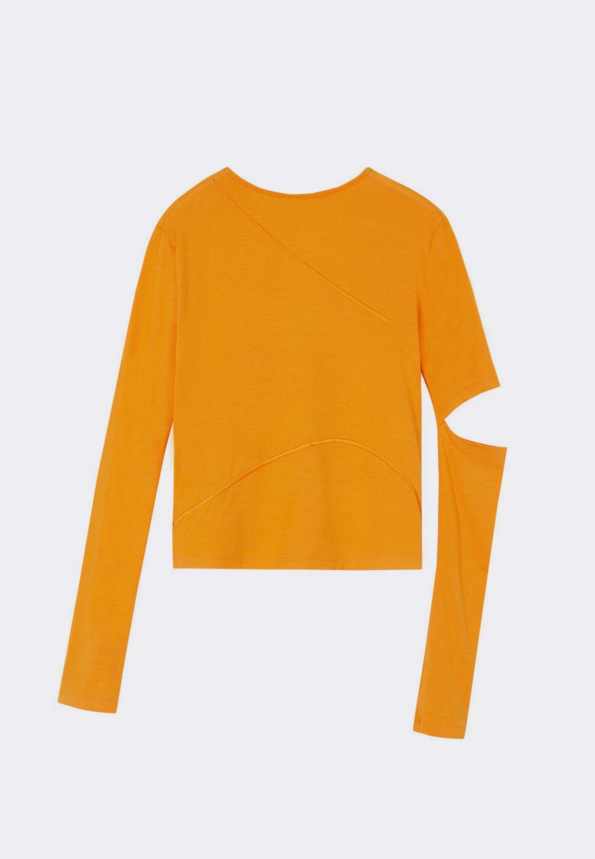 ANDERSSON BELL Edie Cross String Embroidered Top - Orange