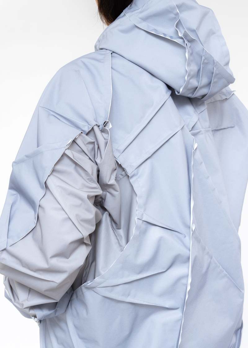 【POST ARCHIVE FACTION】4.0 JACKET LEFT 4.0+ Down Left Puffer Jacket in Blue – SVRN