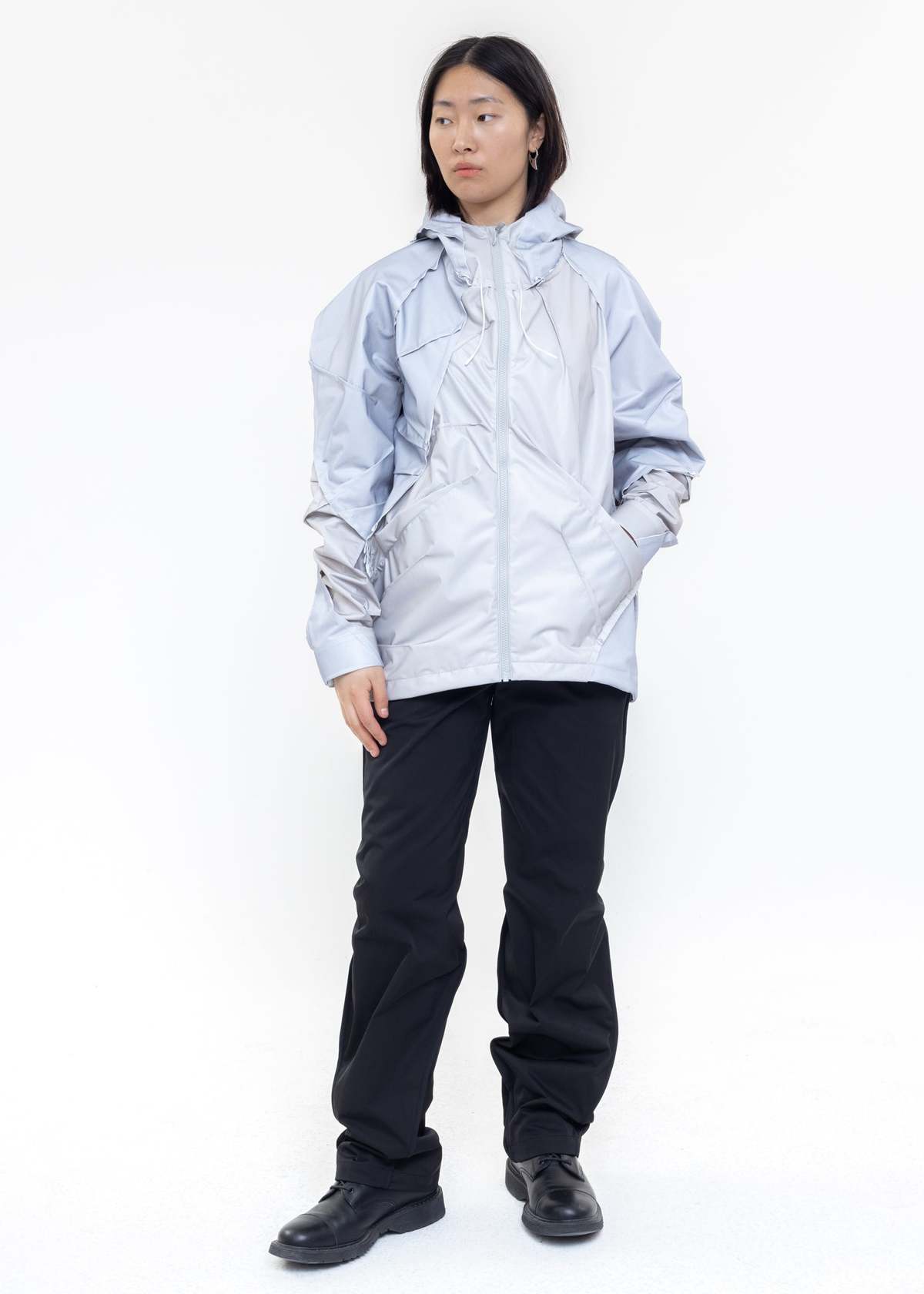POST ARCHIVE FACTION (PAF) 4.0+ Technical Jacket Left - Grey