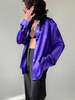 Satin Blouse - Violet - Thumbnail 2