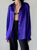 Satin Blouse - Violet - Thumbnail 4