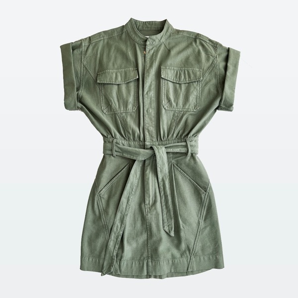FRAME Denim Military Shirtdress | Garmentory