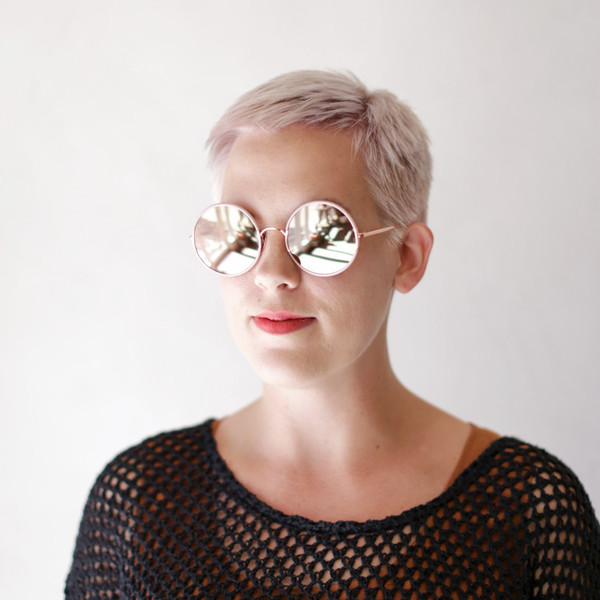 Sunday Somewhere Yetti Round Sunglasses Blush Buy Sunday Somewhere Sunglasses & Glasses Online - Shipped  main image 3