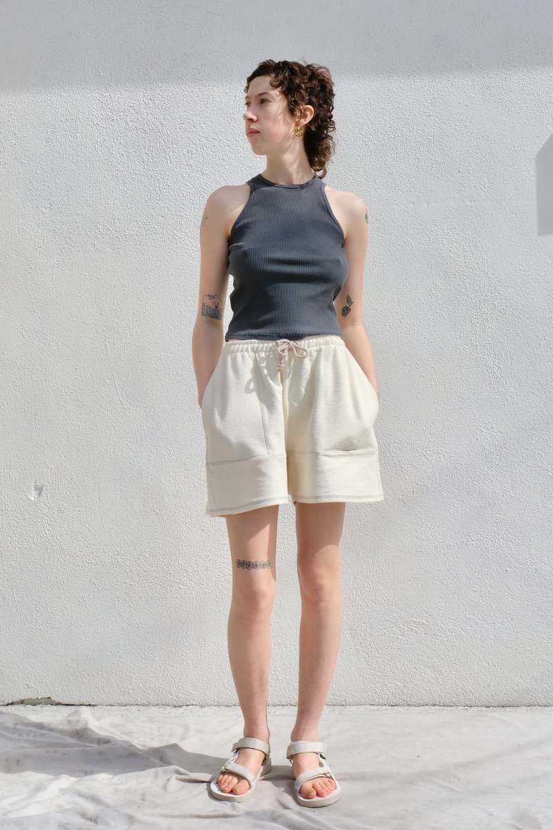 パンツ BASERANGE Loose Sweat Short baserange Loose Sweat Short ショートパンツ ecru