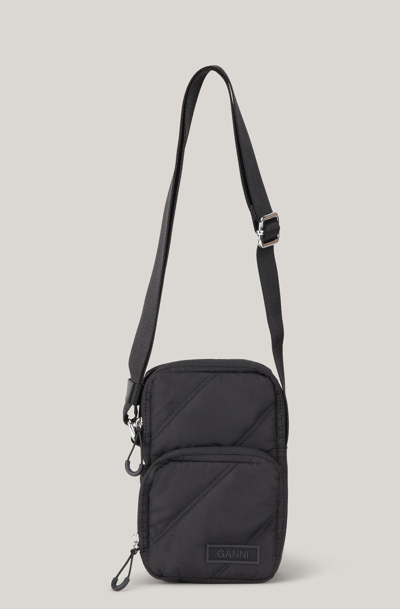 Ganni Quilted Recycled Tech Bag | Garmentory