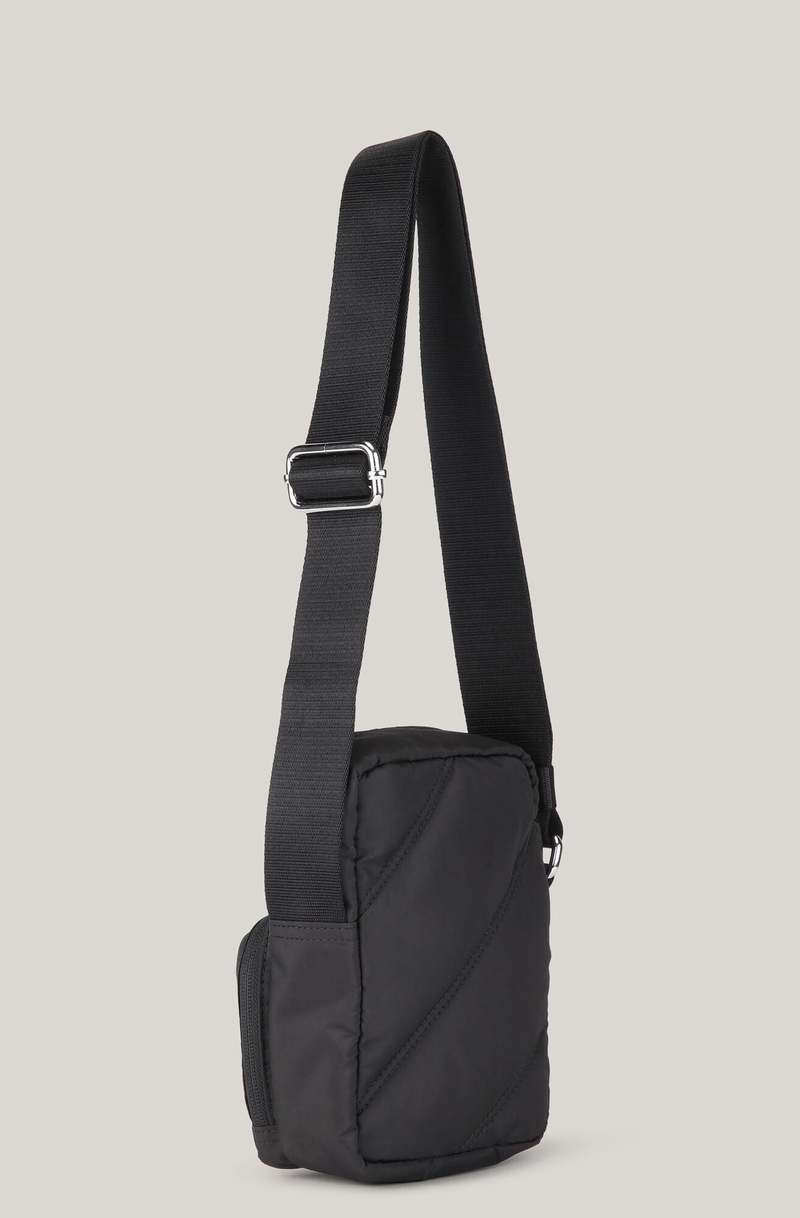 Ganni Quilted Recycled Tech Bag | Garmentory