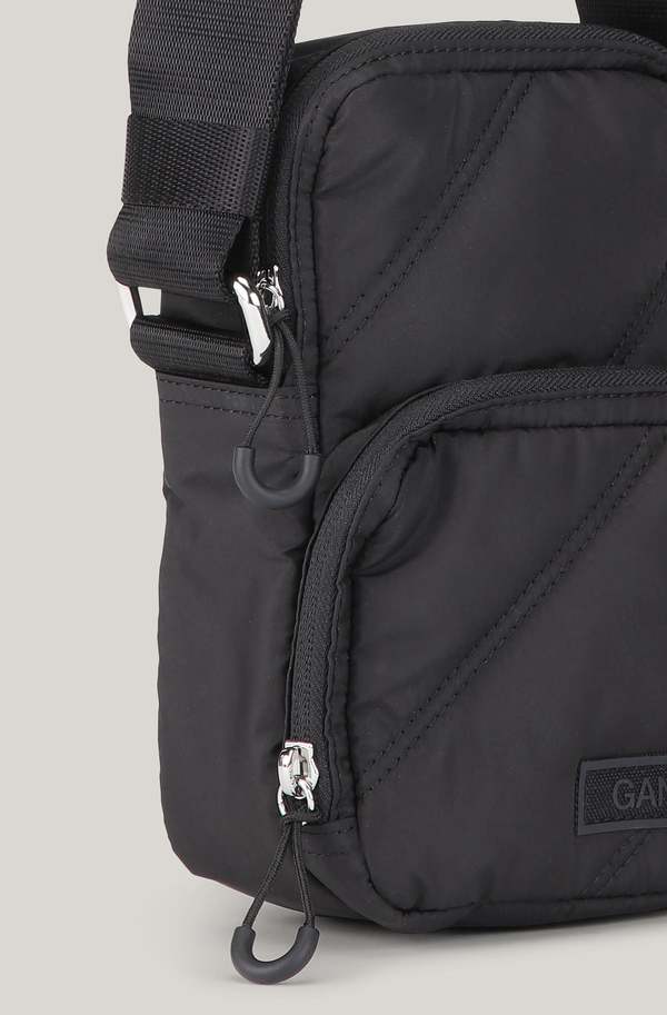 Ganni Quilted Recycled Tech Bag | Garmentory