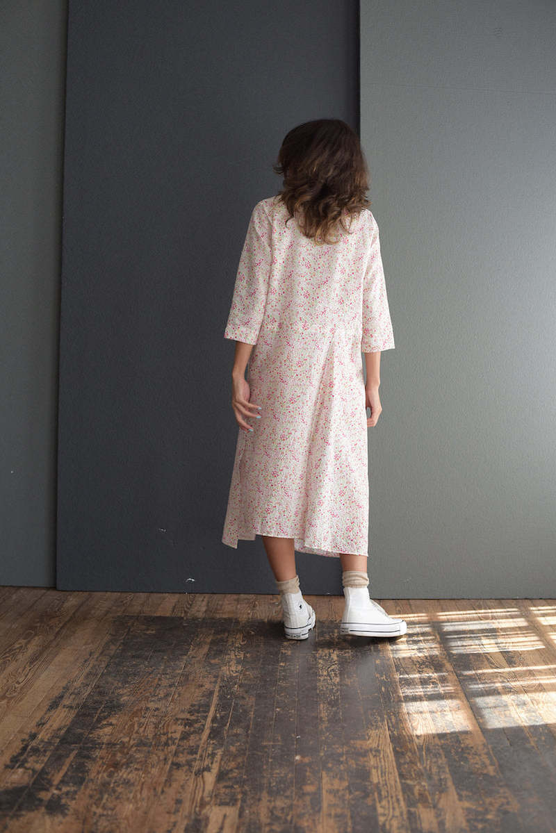 Odmi  Floral Dress - pink