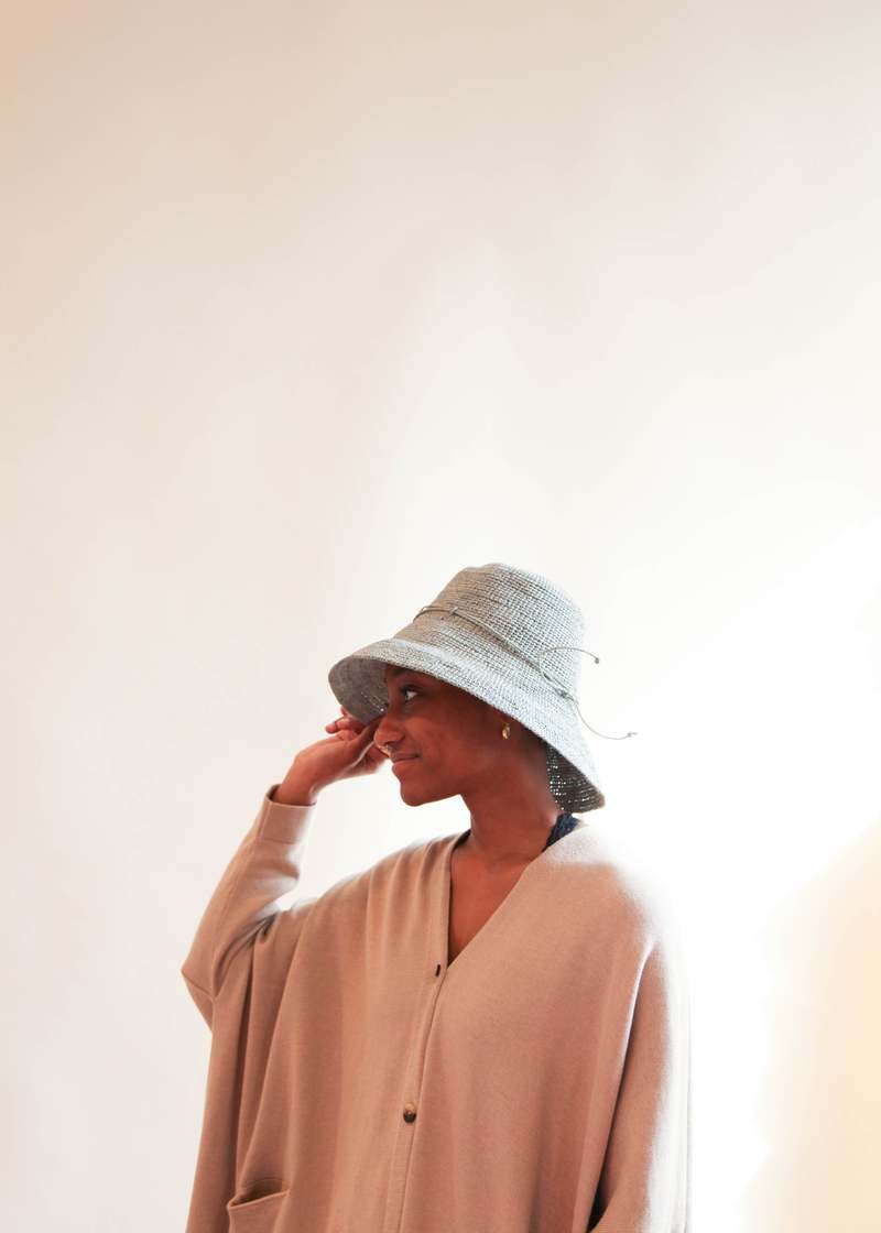 SANS ARCIDET ラフィアハット FANY RAFFIA HAT WITH SOFT BRIM SANS ARCIDET ラフィアハット FANY RAFFIA HAT WITH SOFT BRIM