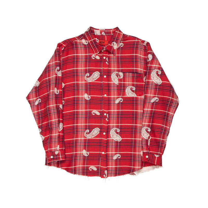 flannel shirt supreme paisley tee