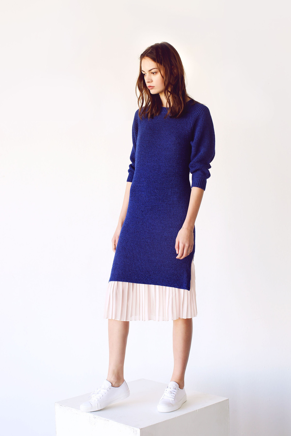 Cosette Cecilia Sweater Dress Royal Blue | Garmentory Cosette Cecilia Sweater Dress Royal Blue | Garmentory