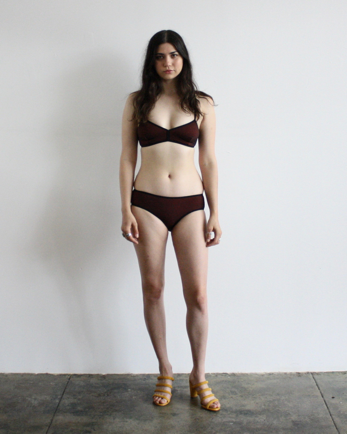 Pale Swimwear pinpoint bikini - Image 1 of 3