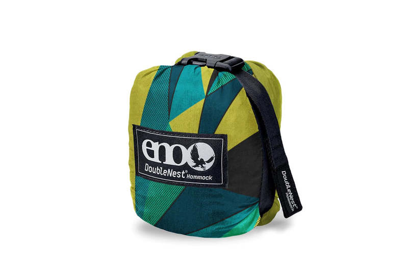 Eno DoubleNest Print Hammock - Boulder/Melon Eno DoubleNest Print Hammock - Boulder/Melon