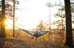 Eno DoubleNest Print Hammock - Boulder/Melon - Thumbnail 12