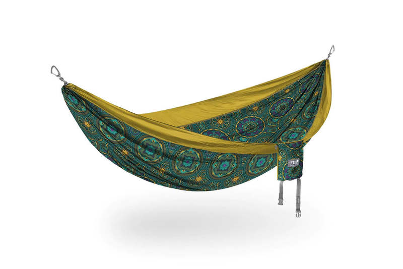 Eno DoubleNest Print Hammock - Mantra/Gold