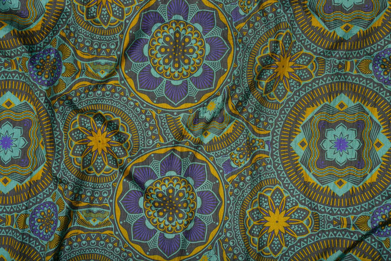 Eno DoubleNest Print Hammock - Mantra/Gold