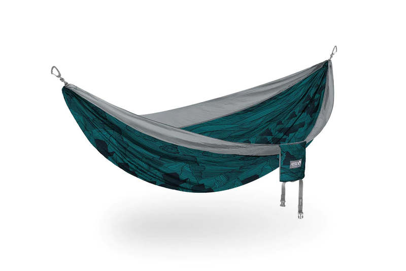 Eno DoubleNest Print Hammock - Mountains to Sea/Grey Eno DoubleNest Print Hammock - Mountains to Sea/Grey