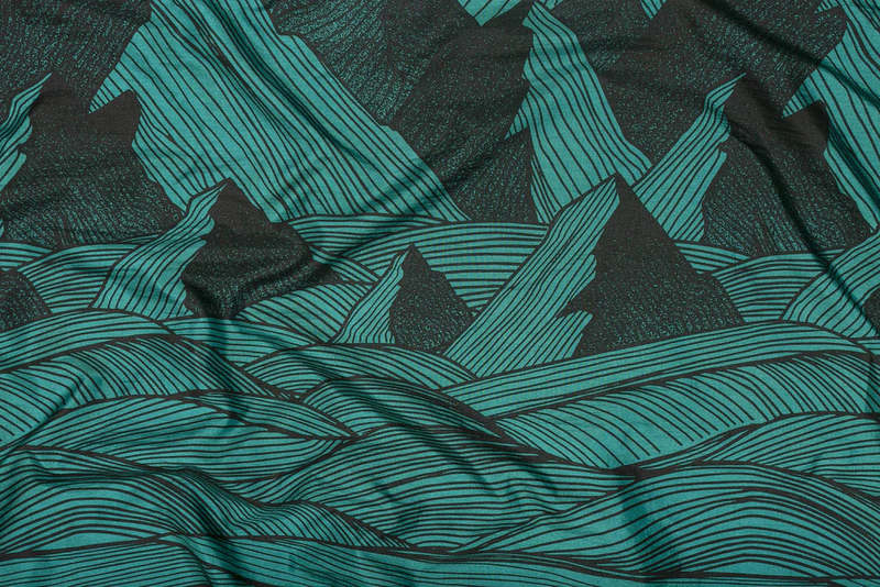 Eno DoubleNest Print Hammock - Mountains to Sea/Grey Eno DoubleNest Print Hammock - Mountains to Sea/Grey