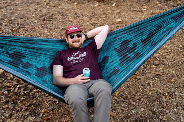 Eno DoubleNest Print Hammock - Mountains to Sea/Grey Eno DoubleNest Print Hammock - Mountains to Sea/Grey