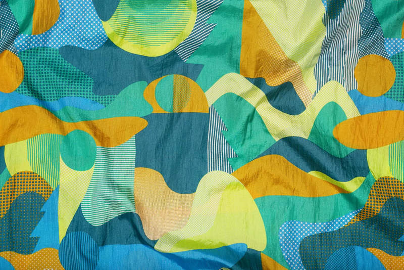 Eno DoubleNest Print Hammock - Retro/Emerald Eno DoubleNest Print Hammock - Retro/Emerald