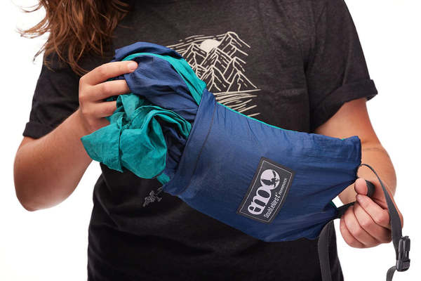 Eno DoubleNest Print Hammock - Synthwave/Sapphire
