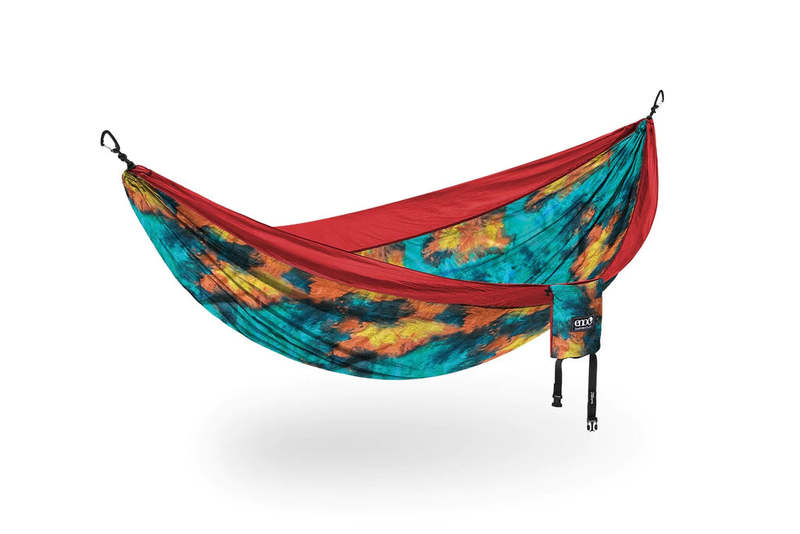 Eno DoubleNest Print Hammock - Tie Dye/Red Eno DoubleNest Print Hammock - Tie Dye/Red