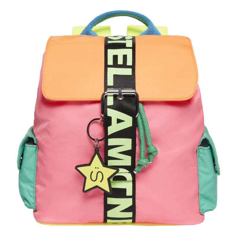 Kids Stella McCartney Small Colourblock Backpack - Multicolour