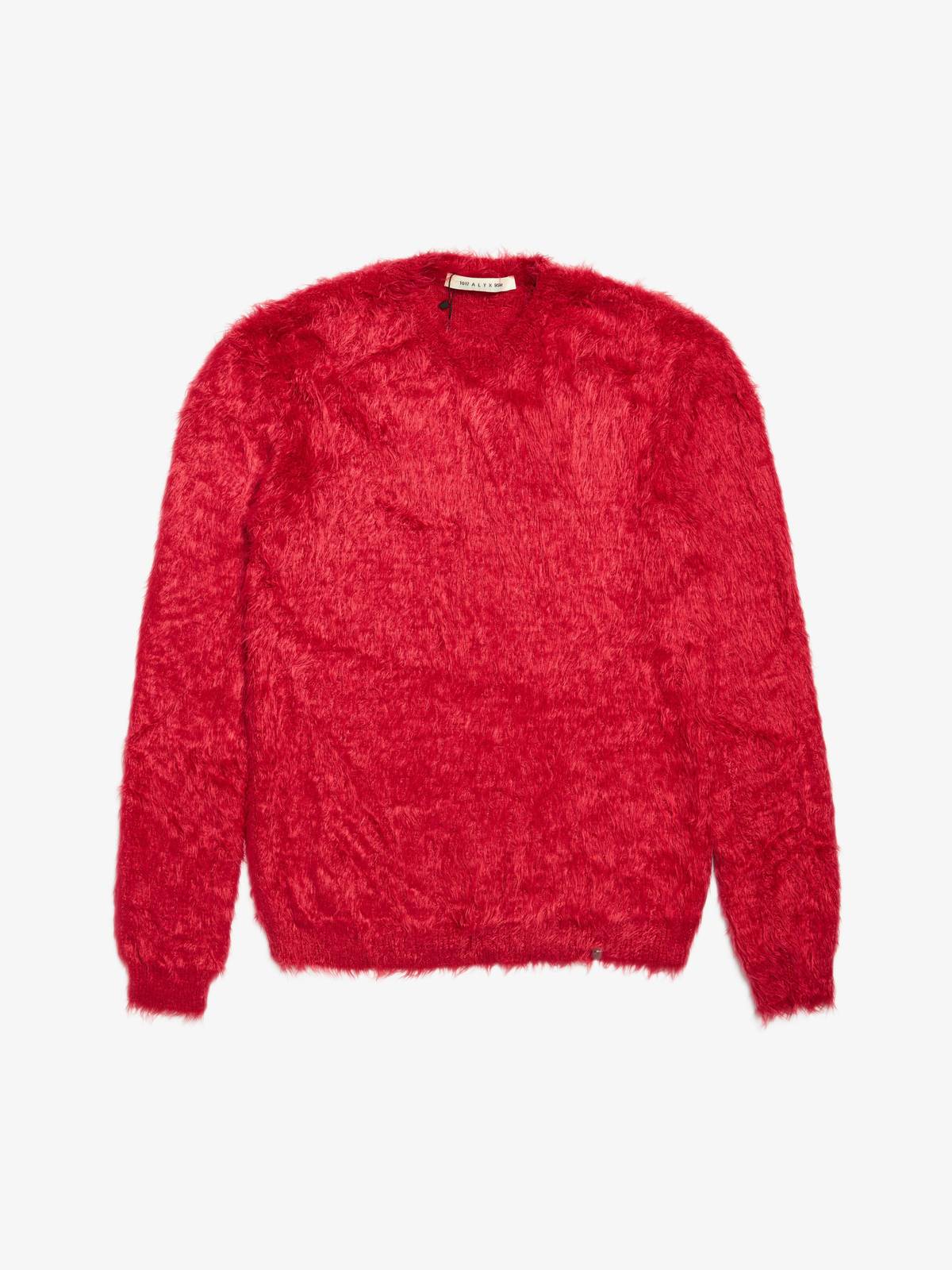 1017 ALYX 9SM Mohair Sweater - Red | Garmentory