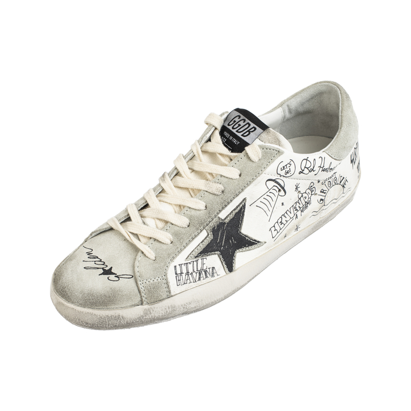 Golden Goose Deluxe Brand Superstar sneakers with all-over