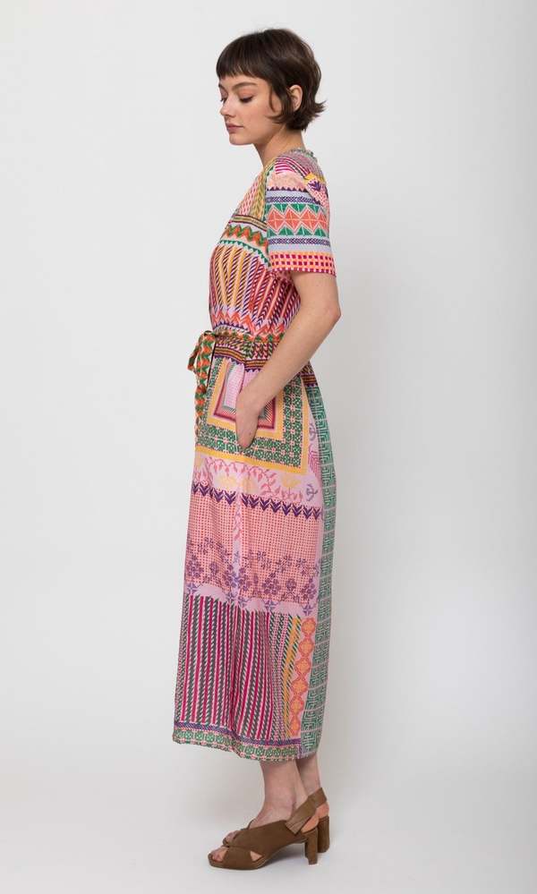 Saloni Vicki Dress - multi