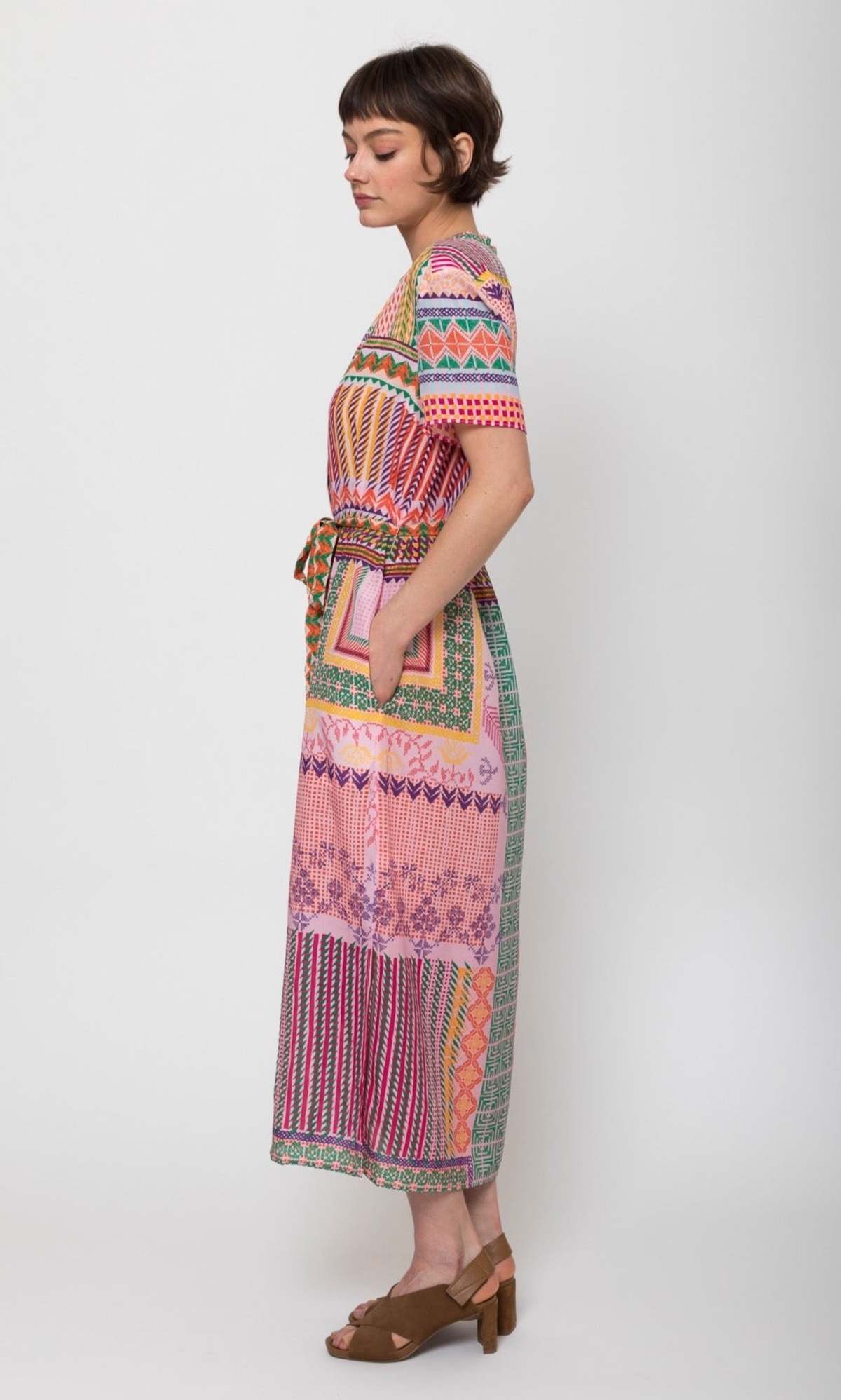 Saloni Vicki Dress - multi - Image 5 of 8