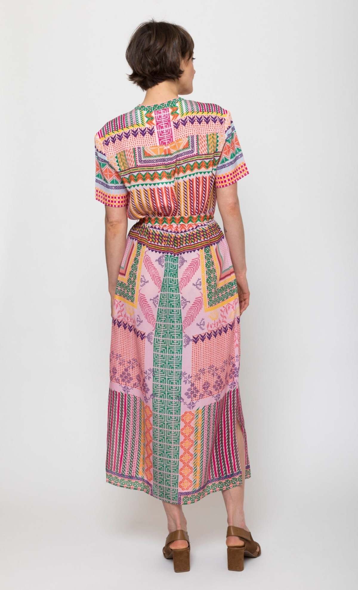 Saloni Vicki Dress - multi - Image 6 of 8