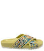 Antenora Cross Sandal - Yellow - Thumbnail 1