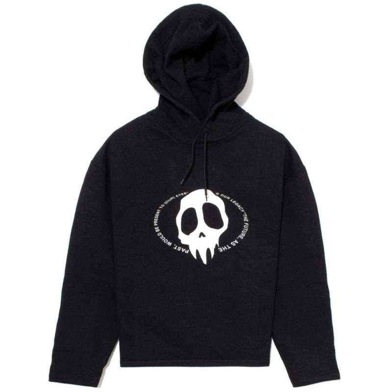 ★【OUR LEGACY】★Loose Hoodie Maverick Skull Print Blac.k★ Loose Hoodie 'Maverick Skull Print' | Garmentory