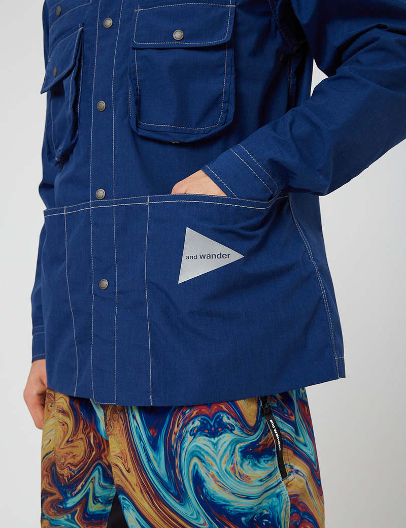 【未使用】and wander Kevlar jacket [BLUE] And Wander Kevlar Jacket - Blue | Garmentory