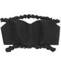 Ganni Strapless Crop Top - Black - Thumbnail 1
