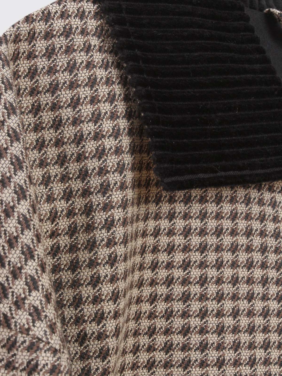 mfpen Deco Work Jacket - Beige Houndstooth | Garmentory