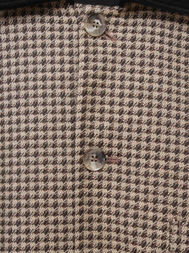 Mfpen Deco Work Jacket - Beige Houndstooth | Garmentory